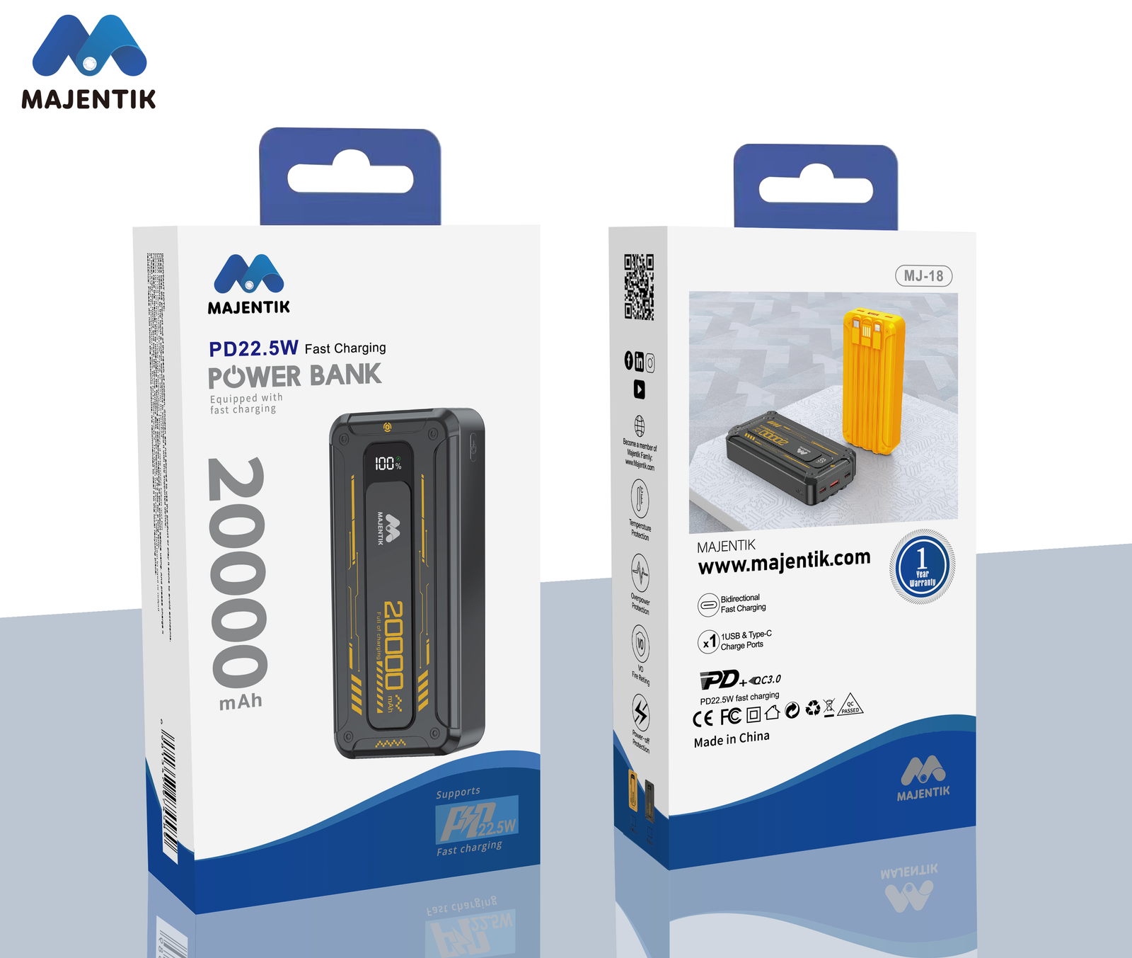 Power Bank MJ-18 20000 mAh