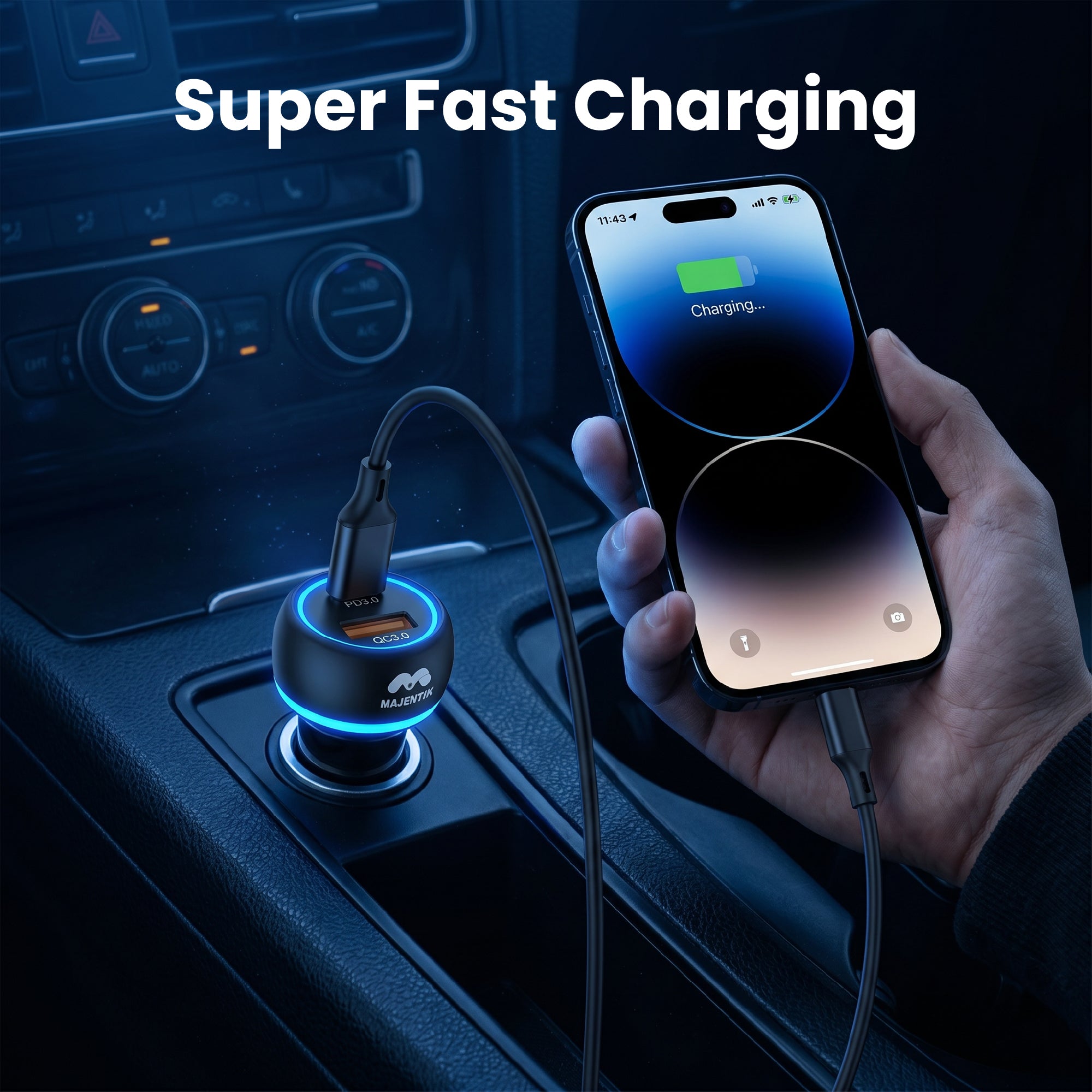 Car Charger Head M-CC01