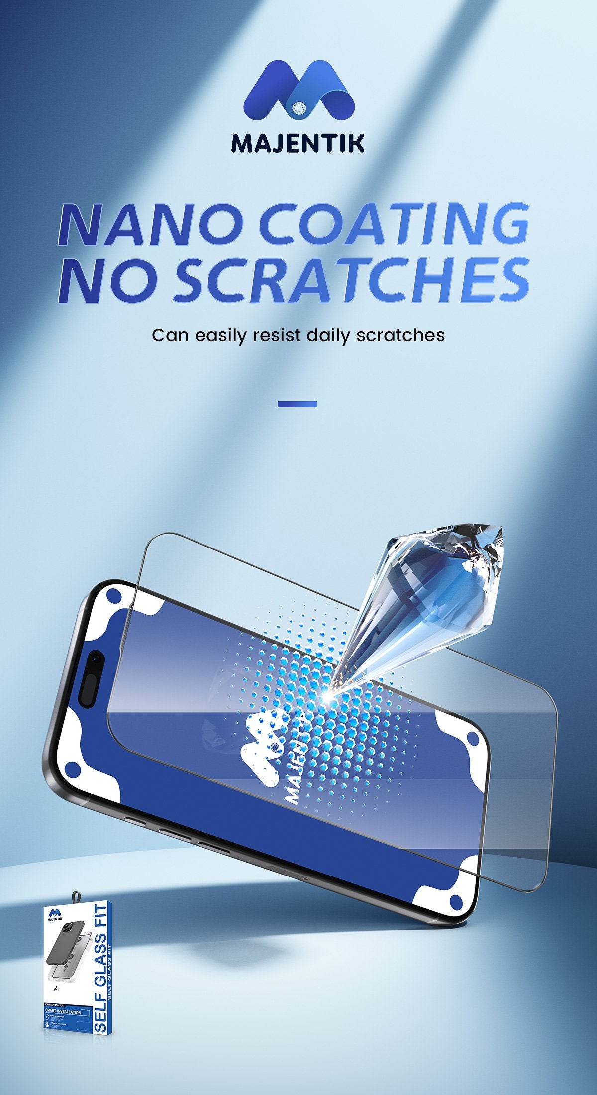 Self Glass Fit Screen Protector