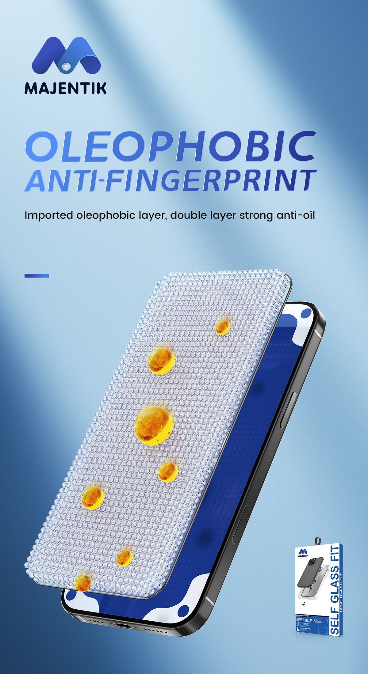 Self Glass Fit Screen Protector
