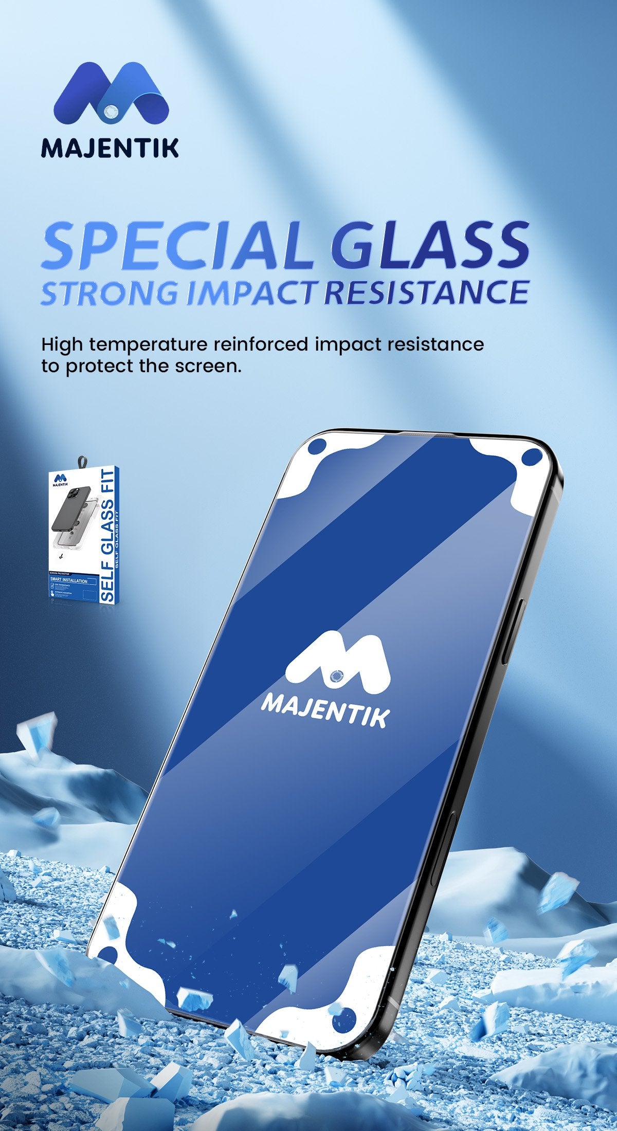 Self Glass Fit Screen Protector