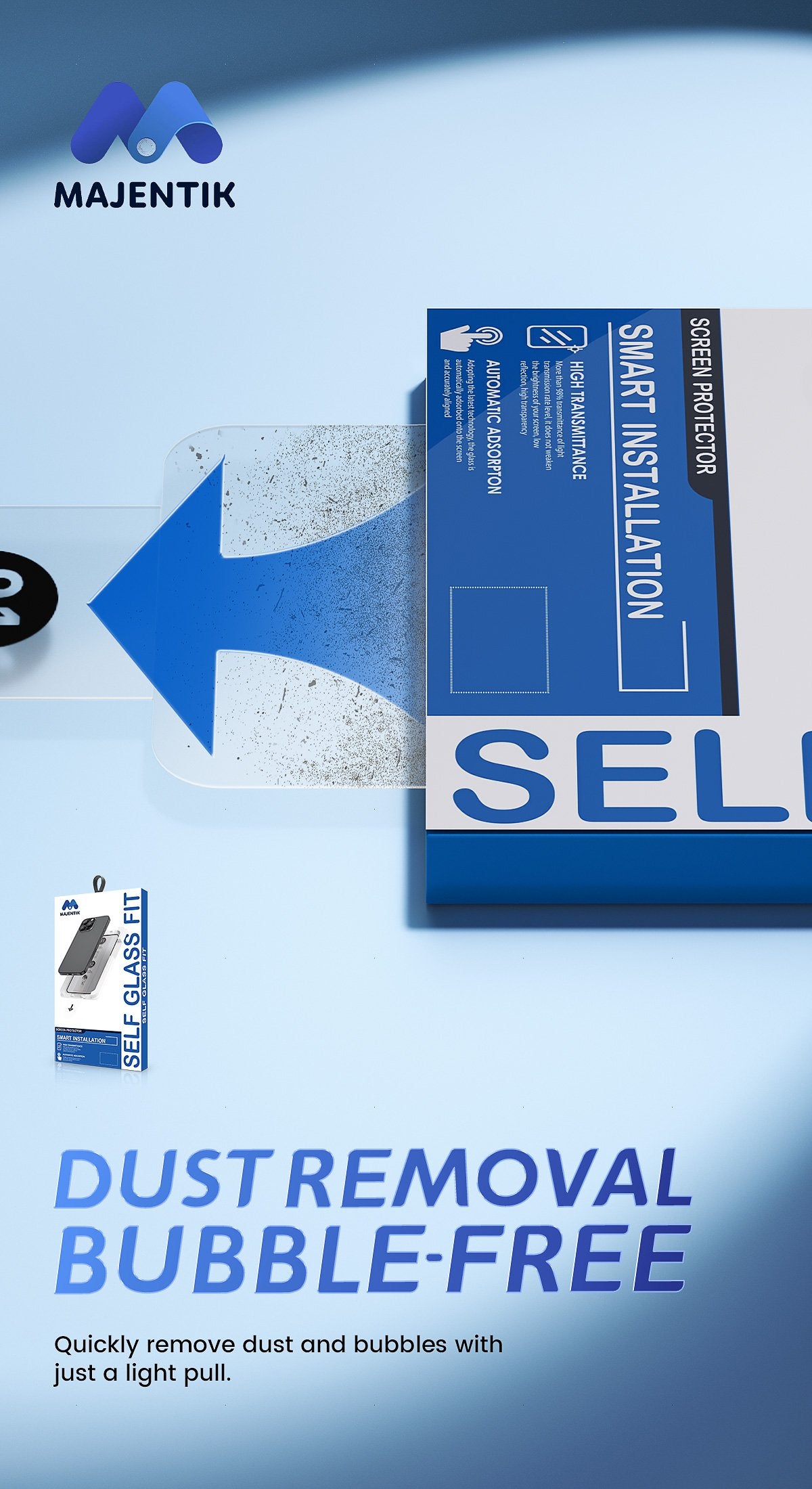 Self Glass Fit Screen Protector
