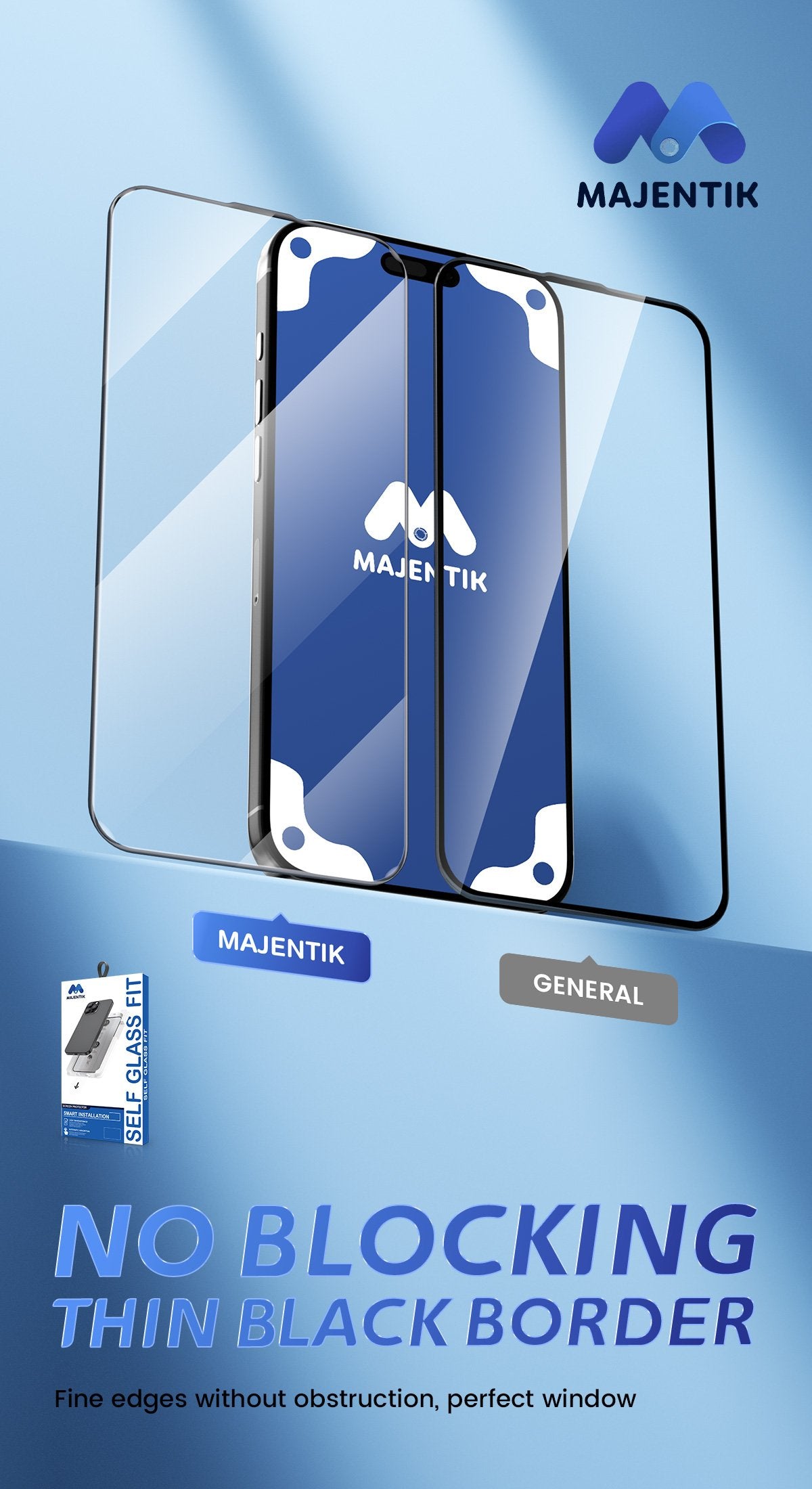 Self Glass Fit Screen Protector