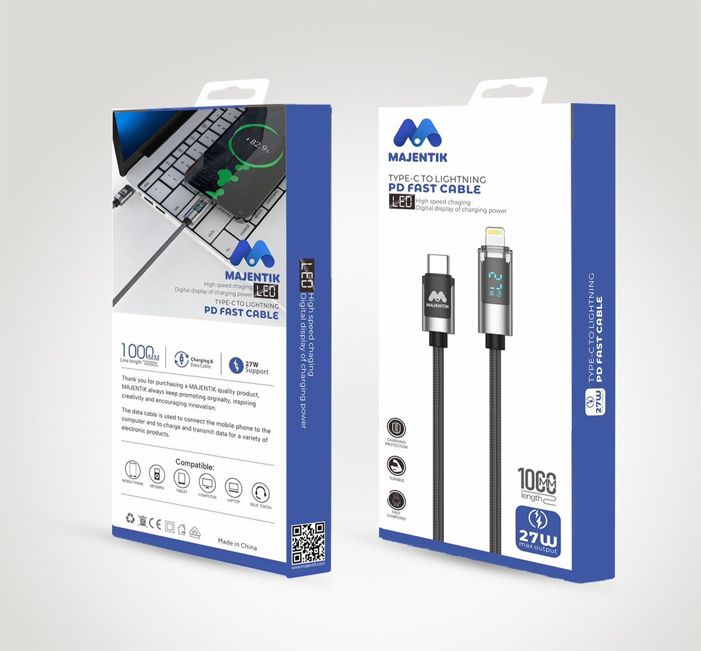 Cable CL-002 Led Type-C To Lightning